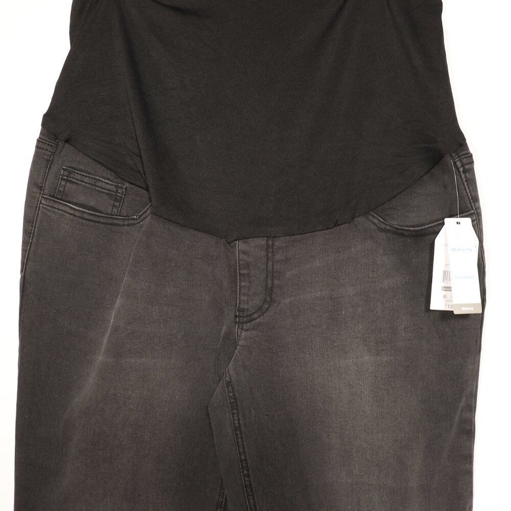 NWT Time and Tru Maternity Jeans Dark Wash Skinny 5 Pocket Size L - Picture 8 of 14